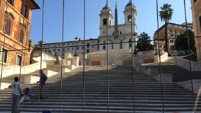 Spanische Treppe erstrahlt wieder in altem Glanz